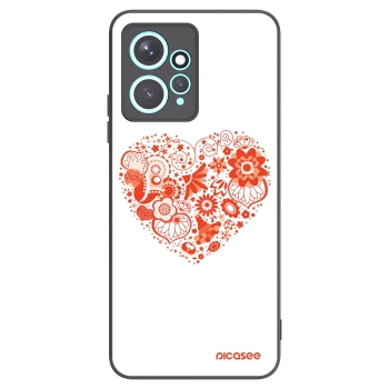 Picasee crna silikonska maskica za Xiaomi Redmi Note 12 4G - Big heart
