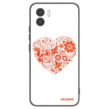 Picasee crna silikonska maskica za Xiaomi Redmi A2 - Big heart