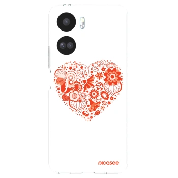 Picasee silikonska prozirna maskica za Honor 90 Lite 5G - Big heart
