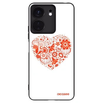 Picasee crna silikonska maskica za Xiaomi Redmi 13C 4G - Big heart