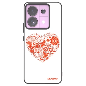 Picasee crna silikonska maskica za Xiaomi Redmi Note 13 Pro 5G - Big heart