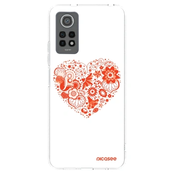 Picasee silikonska prozirna maskica za Xiaomi Redmi Note 12 Pro 4G - Big heart