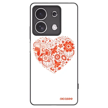Picasee crna silikonska maskica za Xiaomi Redmi Note 13 4G - Big heart