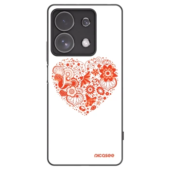 Picasee crna silikonska maskica za Xiaomi Redmi Note 13 Pro 4G - Big heart