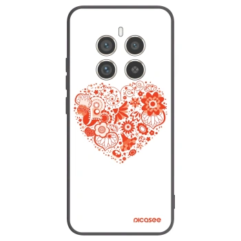 Picasee crna silikonska maskica za Realme 12 Pro 5G - Big heart