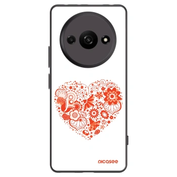 Picasee crna silikonska maskica za Xiaomi Redmi A3 - Big heart