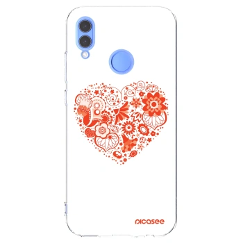 Picasee silikonska prozirna maskica za Huawei P Smart 2019 - Big heart