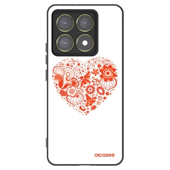 Picasee crna silikonska maskica za Xiaomi 14T - Big heart