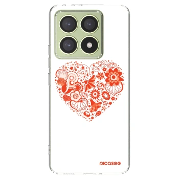 Picasee silikonska prozirna maskica za Xiaomi 14T - Big heart