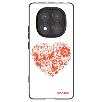 Picasee crna silikonska maskica za Xiaomi Redmi Note 14 Pro+ 5G - Big heart