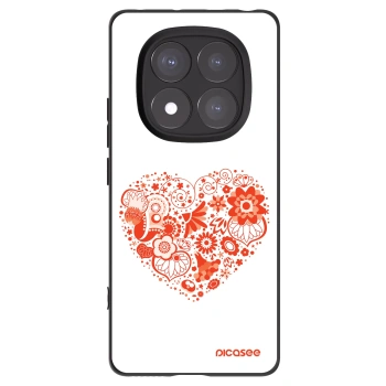 Picasee crna silikonska maskica za Xiaomi Redmi Note 14 Pro 5G - Big heart