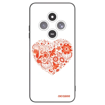 Picasee crna silikonska maskica za Xiaomi Redmi 14C - Big heart