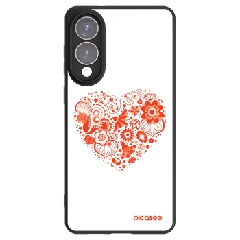 Picasee crna silikonska maskica za Samsung Galaxy S25 Edge 5G - Big heart