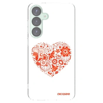 Picasee silikonska prozirna maskica za Samsung Galaxy S25+ 5G - Big heart