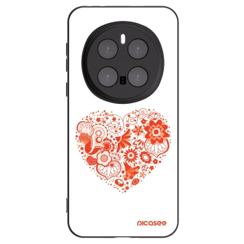 Picasee crna silikonska maskica za Honor Magic7 Pro 5G - Big heart