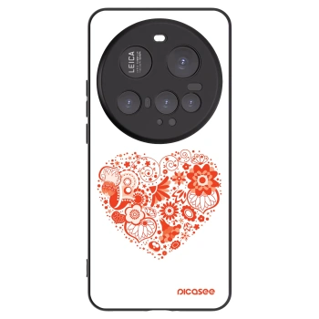 Picasee crna silikonska maskica za Xiaomi 15 Ultra - Big heart