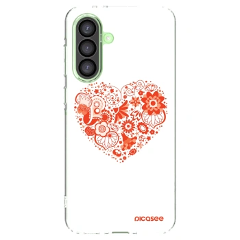 Picasee silikonska prozirna maskica za Samsung Galaxy A26 5G A266B - Big heart