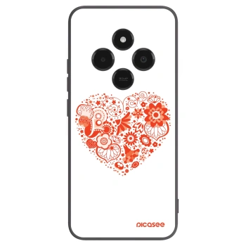 Picasee crna silikonska maskica za Xiaomi Poco C75 - Big heart