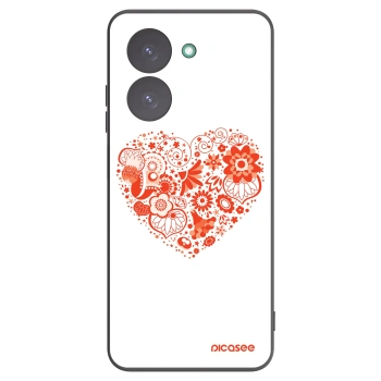 Picasee crna silikonska maskica za Xiaomi Redmi A5 - Big heart