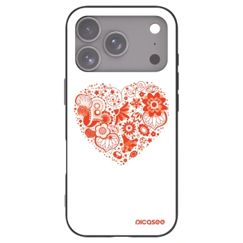 Picasee crna silikonska maskica za Apple iPhone 17 Pro - Big heart