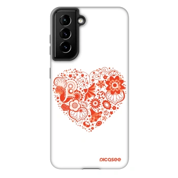 Maskica za Samsung Galaxy S21 FE 5G - Big heart
