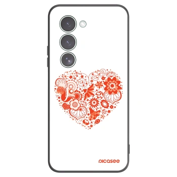 Picasee crna silikonska maskica za Xiaomi Redmi 15 5G - Big heart
