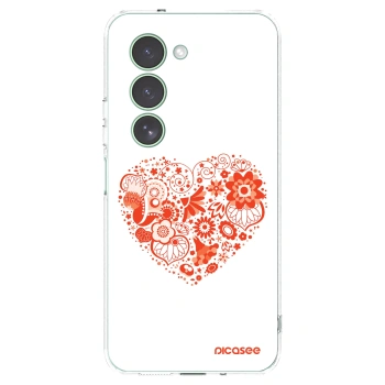 Picasee silikonska prozirna maskica za Xiaomi Redmi 15 5G - Big heart