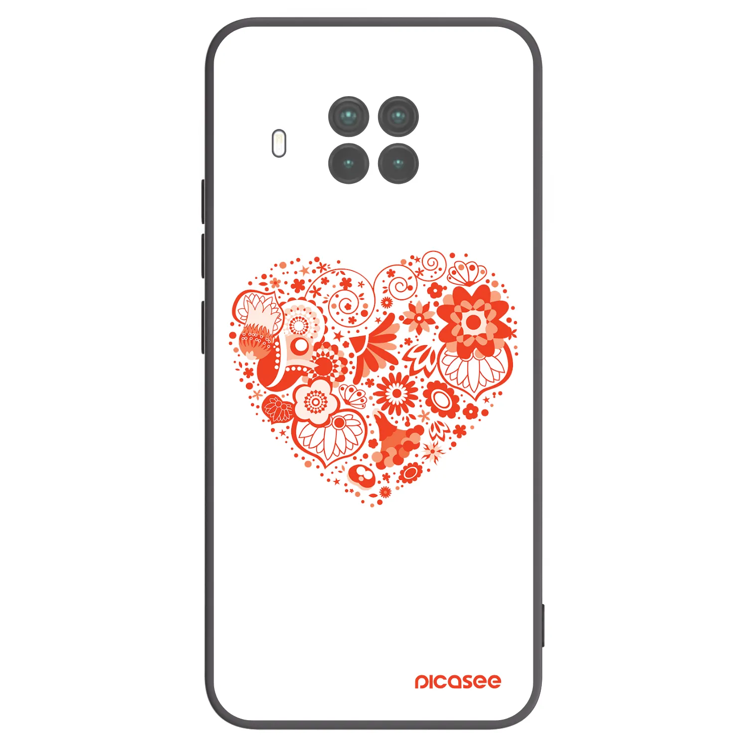 Picasee crna silikonska maskica za Xiaomi Mi 10T Lite - Big heart