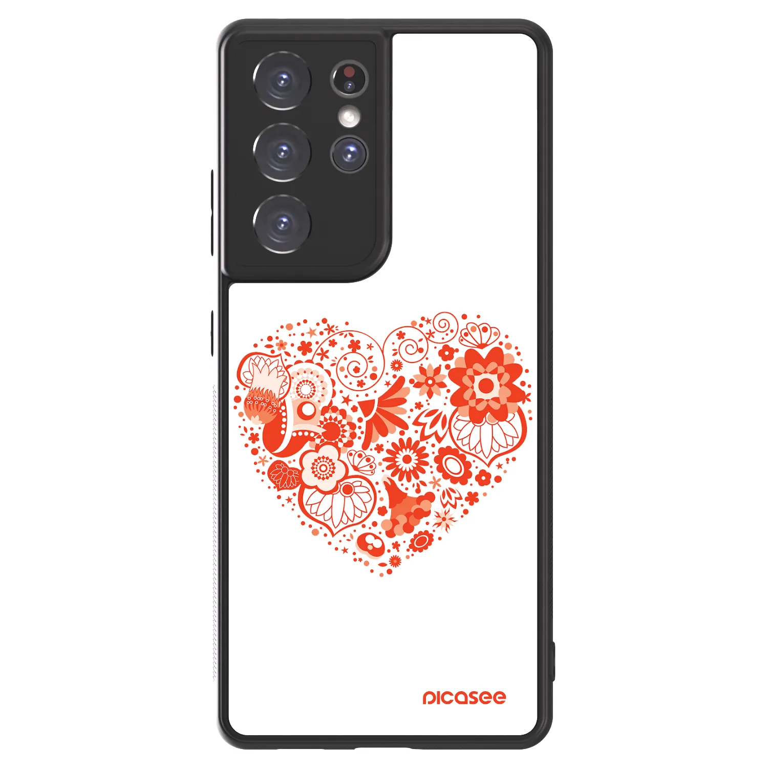 Picasee ULTIMATE CASE za Samsung Galaxy S21 Ultra 5G G998B - Big heart