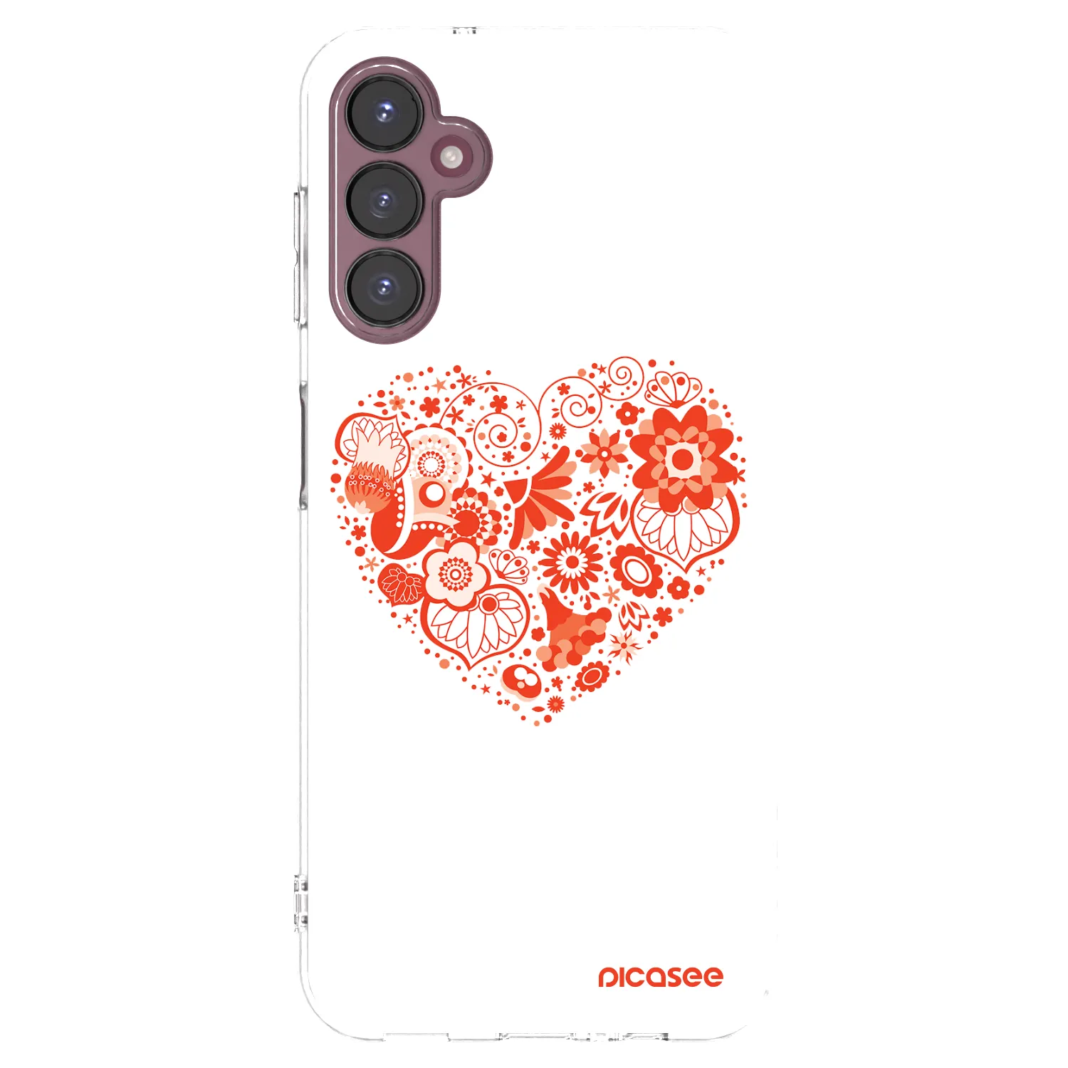 Picasee silikonska prozirna maskica za Samsung Galaxy A05s A057G - Big heart