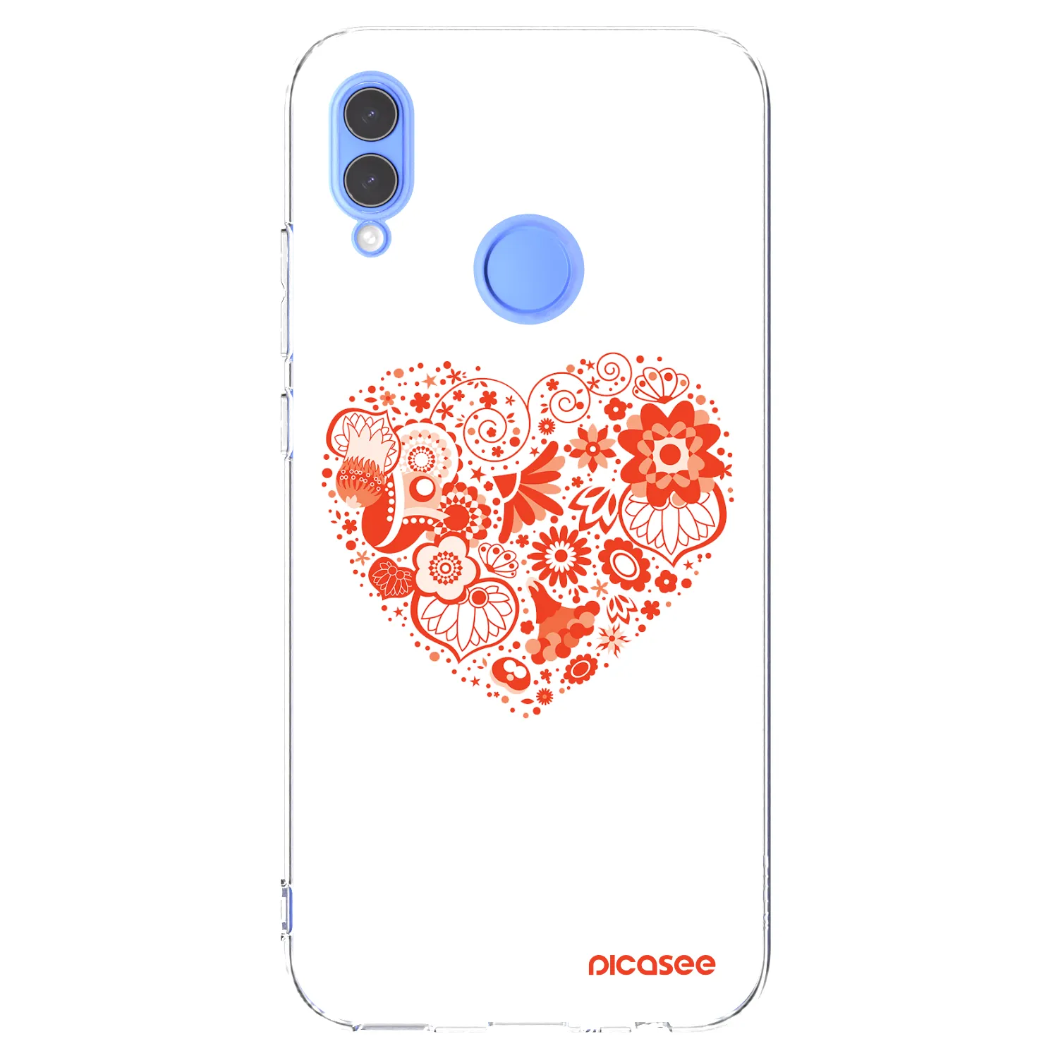 Picasee silikonska prozirna maskica za Honor 10 Lite - Big heart
