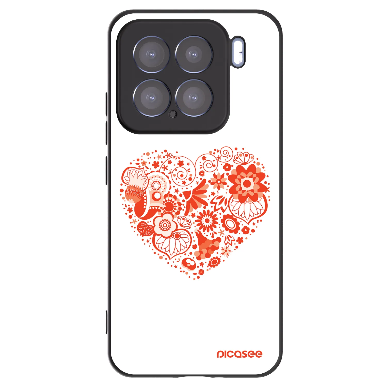 Picasee crna silikonska maskica za Xiaomi 15 - Big heart