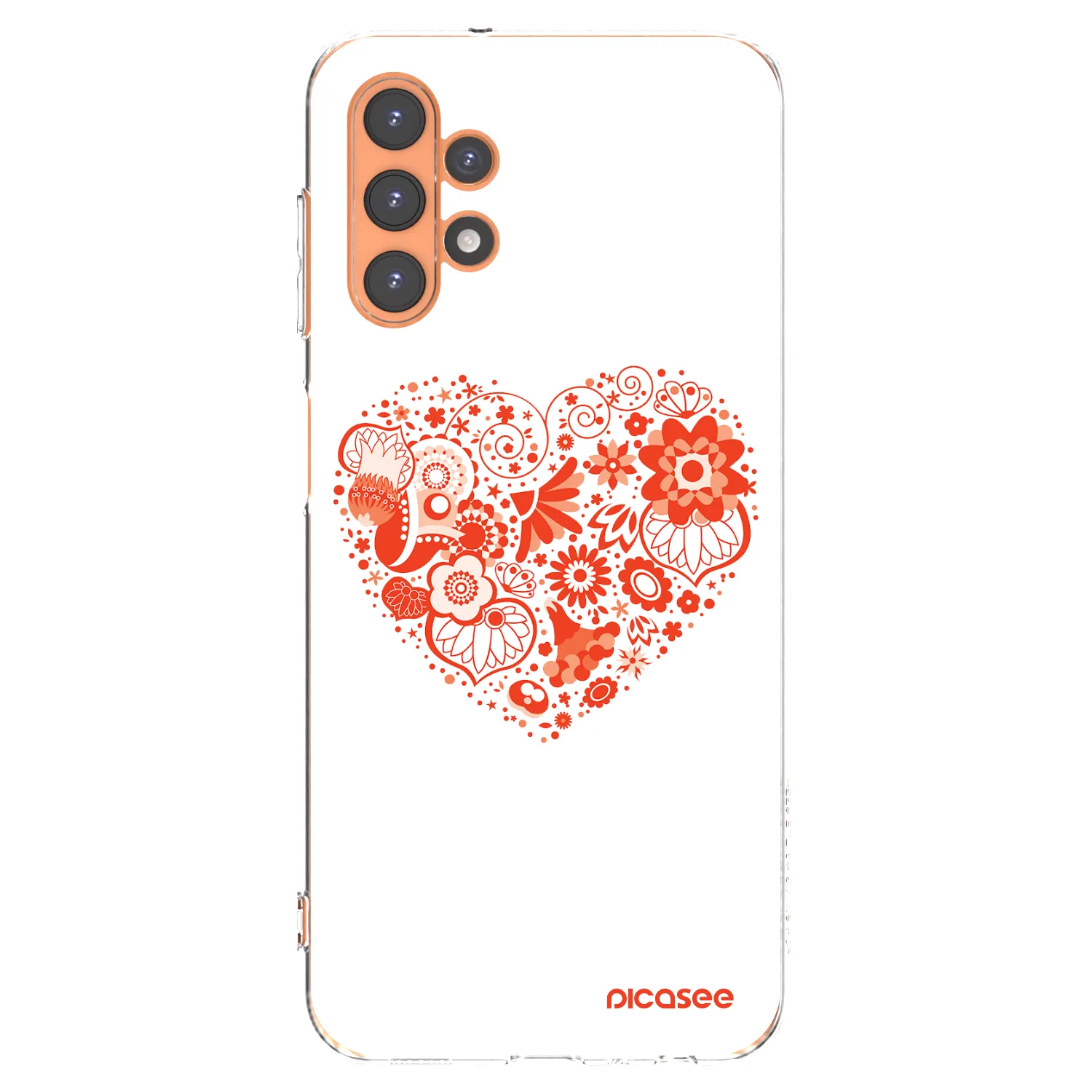 Picasee silikonska prozirna maskica za Samsung Galaxy A13 5G - Big heart