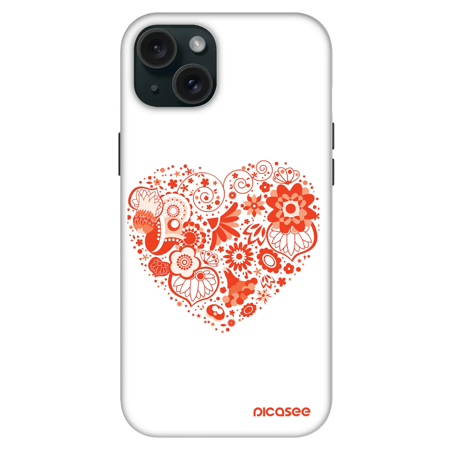 Picasee Fashion Case MagSafe za Apple iPhone 15 Plus - Big heart