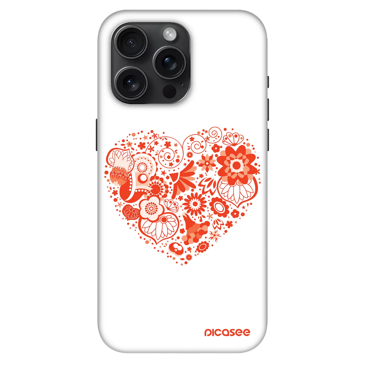 Picasee Fashion Case MagSafe za Apple iPhone 15 Pro Max - Big heart