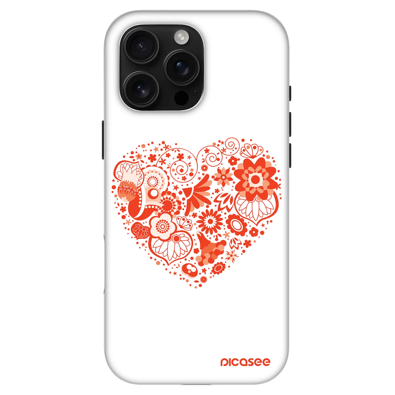 Picasee Fashion Case MagSafe za Apple iPhone 16 Pro Max - Big heart