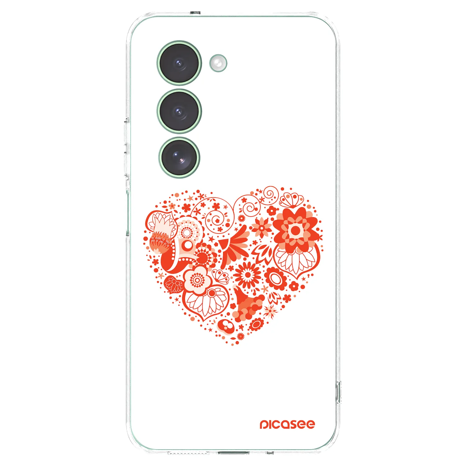 Picasee silikonska prozirna maskica za Xiaomi Redmi 15 5G - Big heart