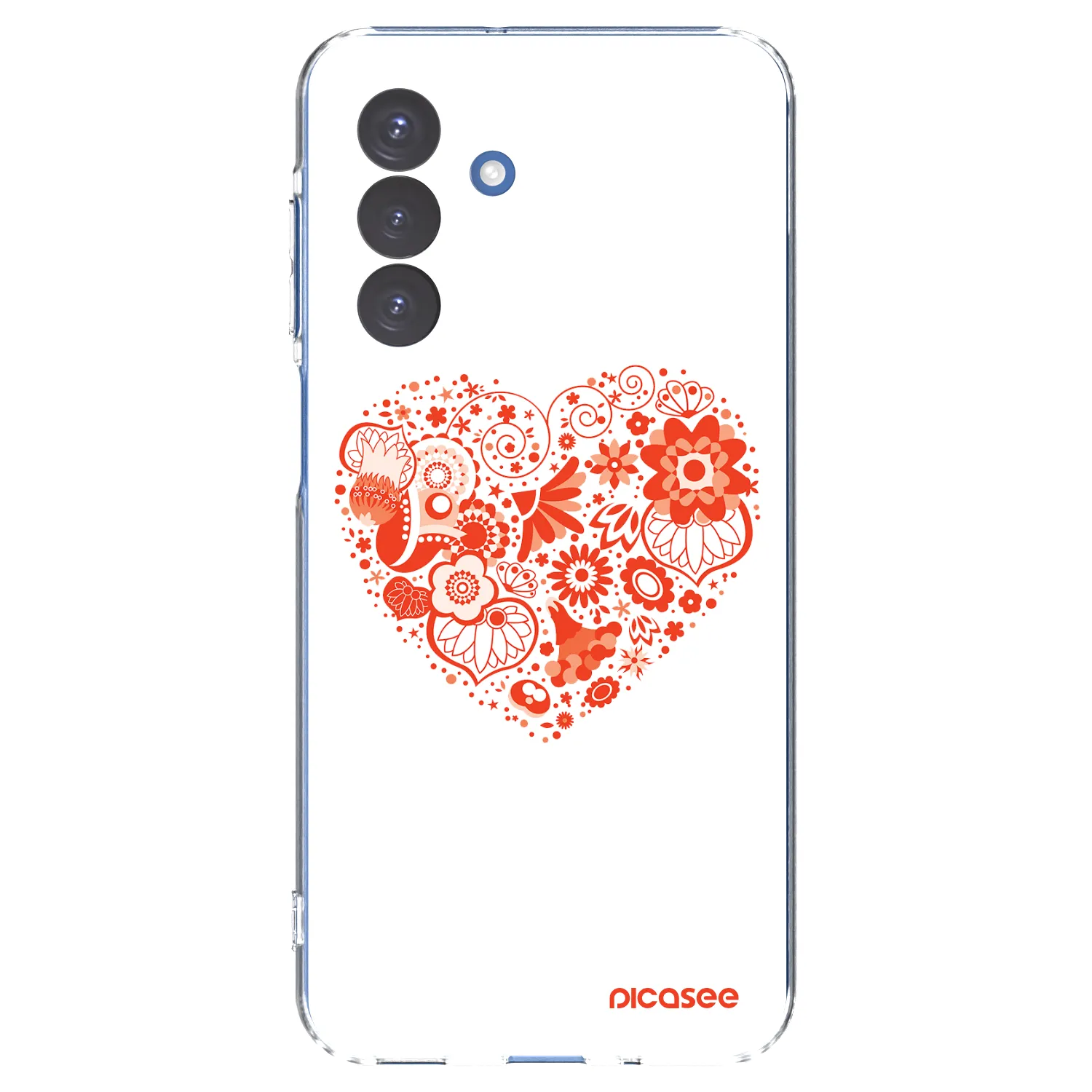 Picasee silikonska prozirna maskica za Samsung Galaxy A17 5G - Big heart