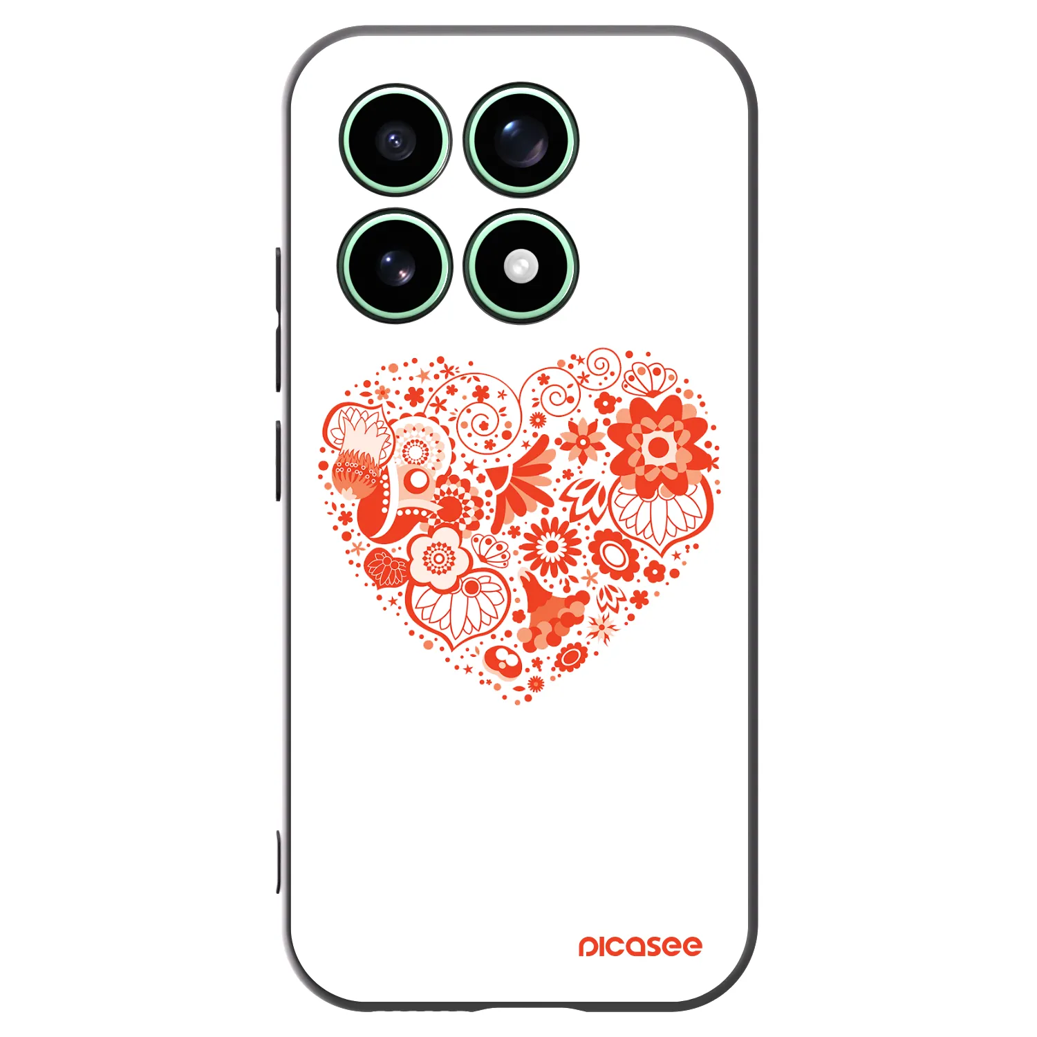 Picasee crna silikonska maskica za Xiaomi 17 - Big heart