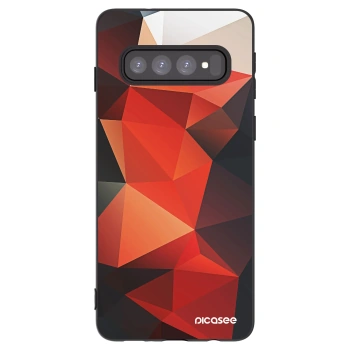 Picasee crna silikonska maskica za Samsung Galaxy S10 G973 - Wallpaper 2