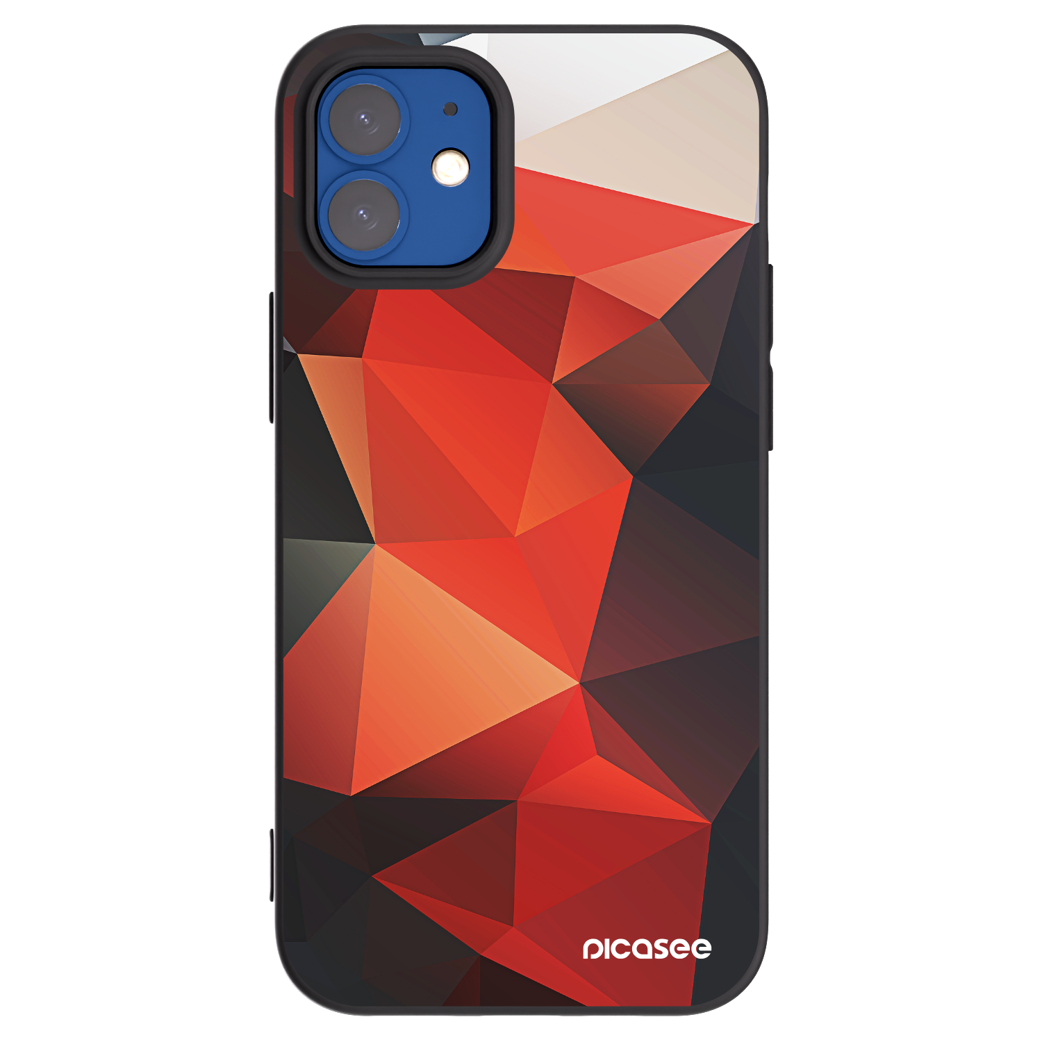 Picasee crna silikonska maskica za Apple iPhone 12 mini - Wallpaper 2