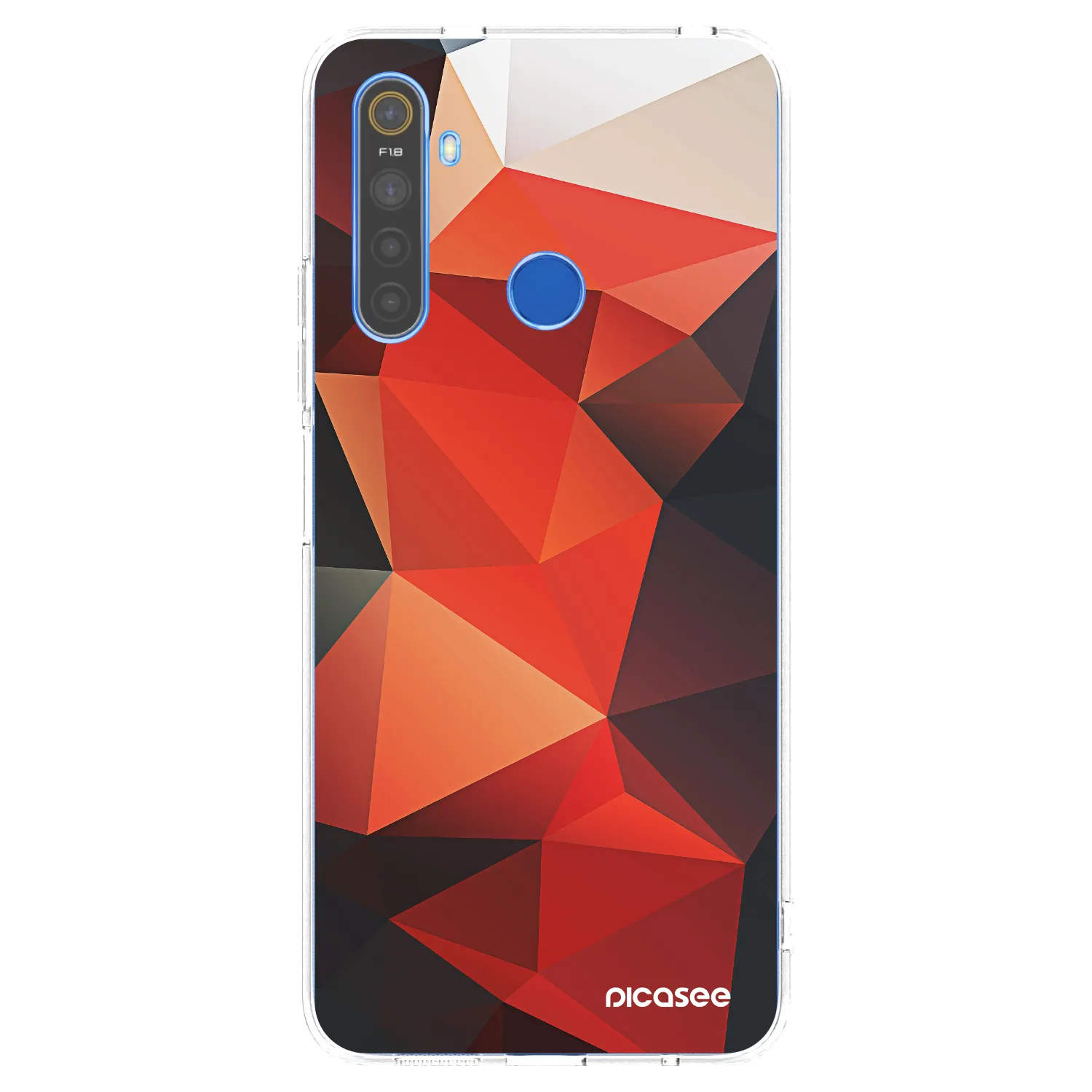 Picasee silikonska prozirna maskica za Realme 5 - Wallpaper 2