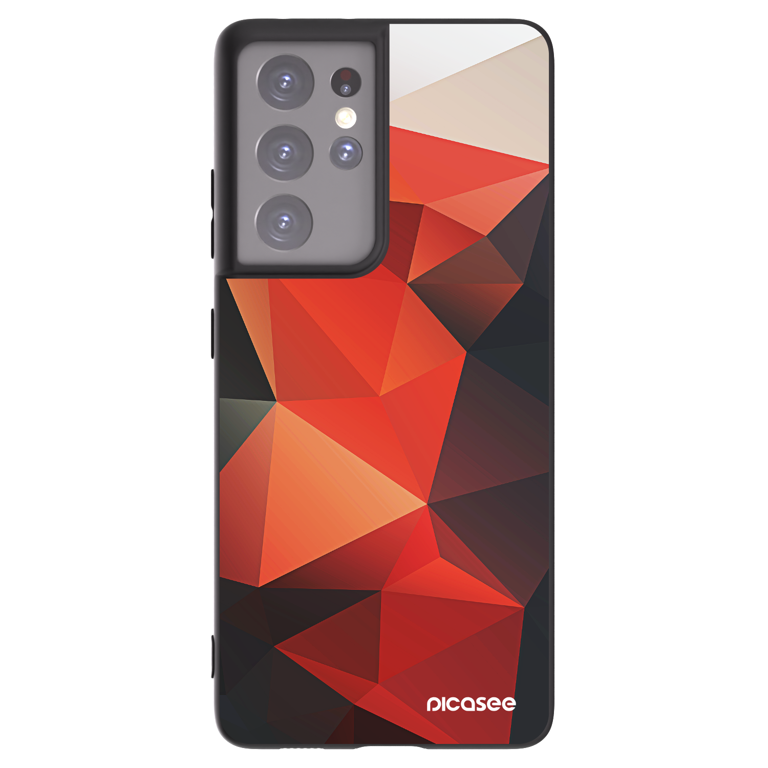 Picasee crna silikonska maskica za Samsung Galaxy S21 Ultra 5G G998B - Wallpaper 2