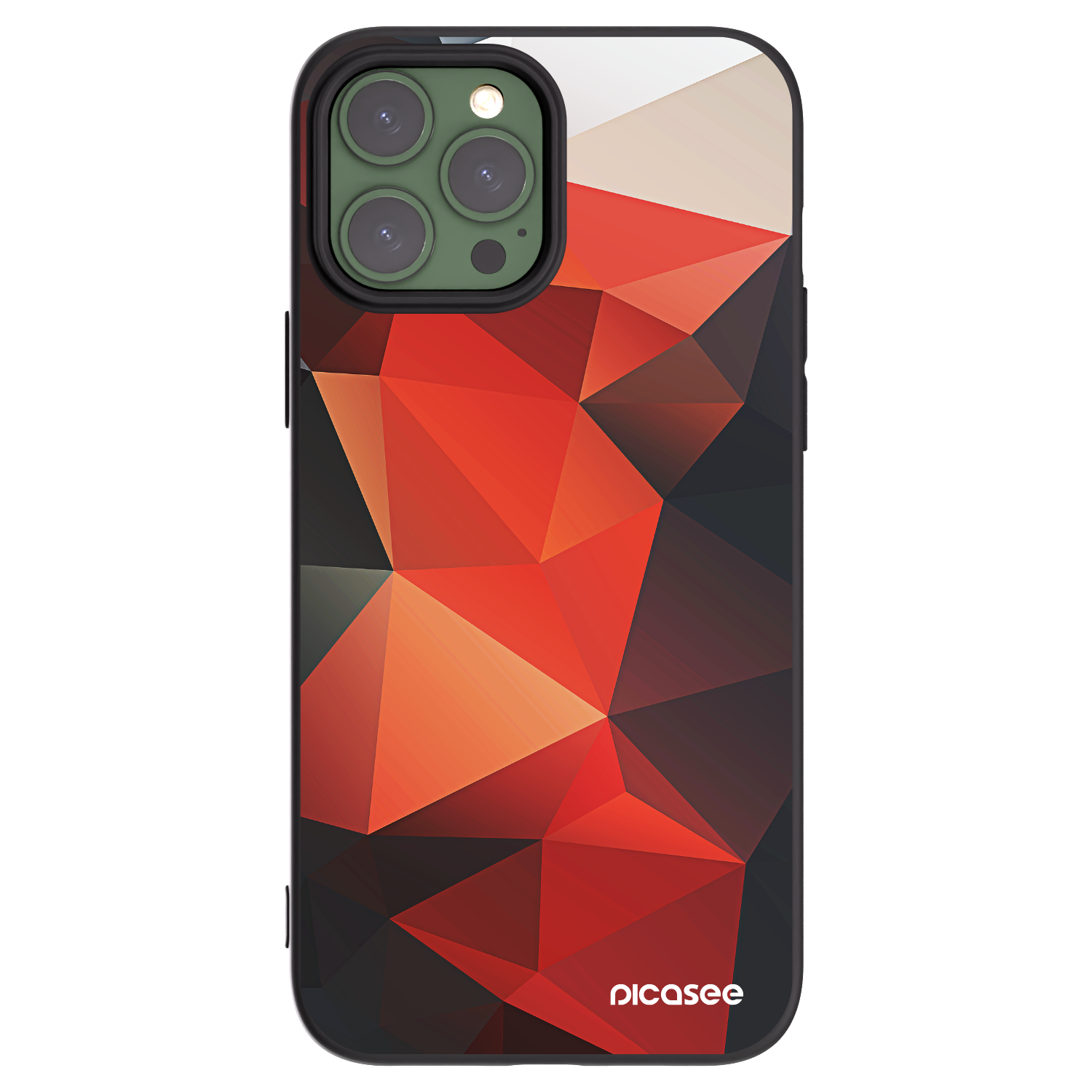 Picasee crna silikonska maskica za Apple iPhone 13 Pro Max - Wallpaper 2