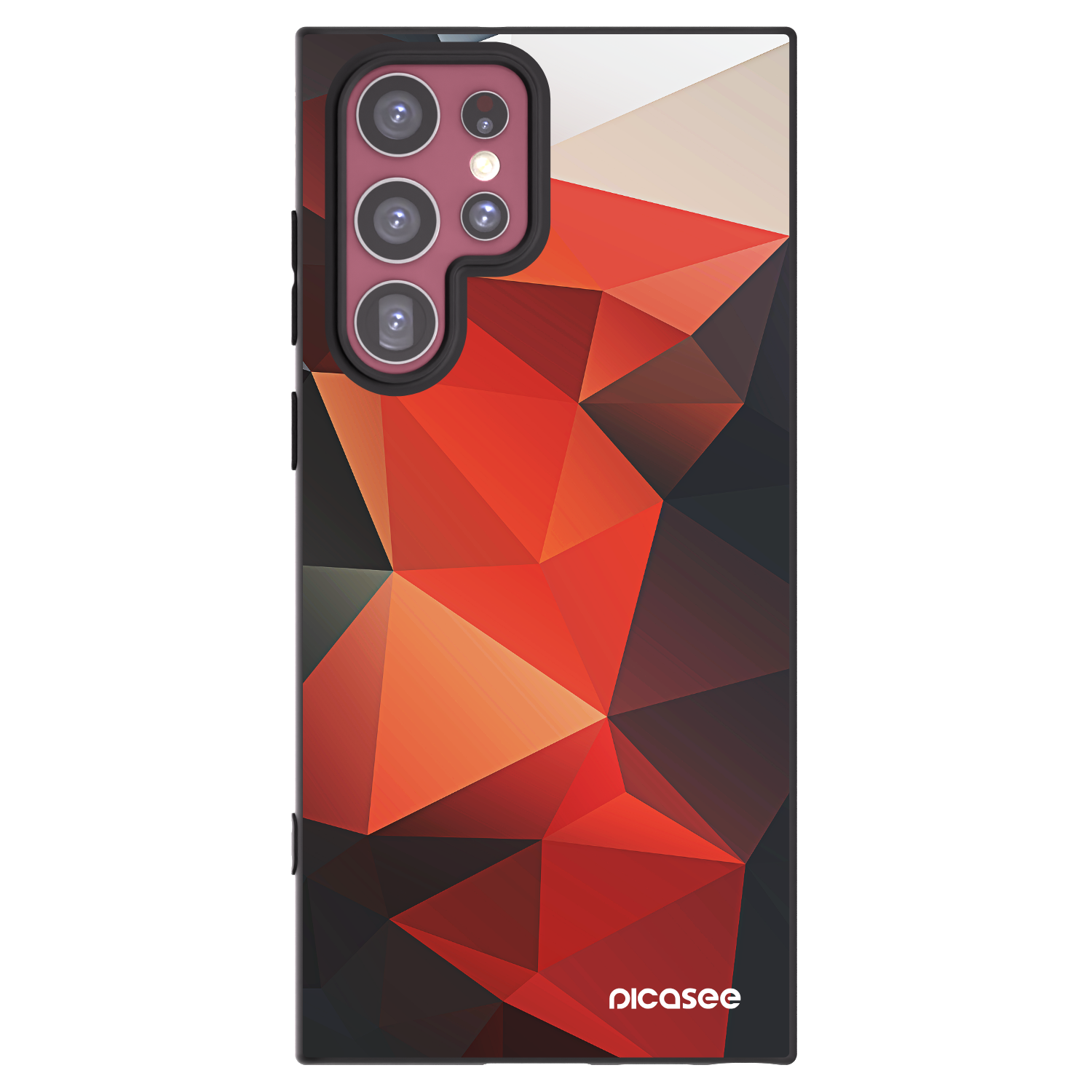 Picasee crna silikonska maskica za Samsung Galaxy S22 Ultra 5G - Wallpaper 2