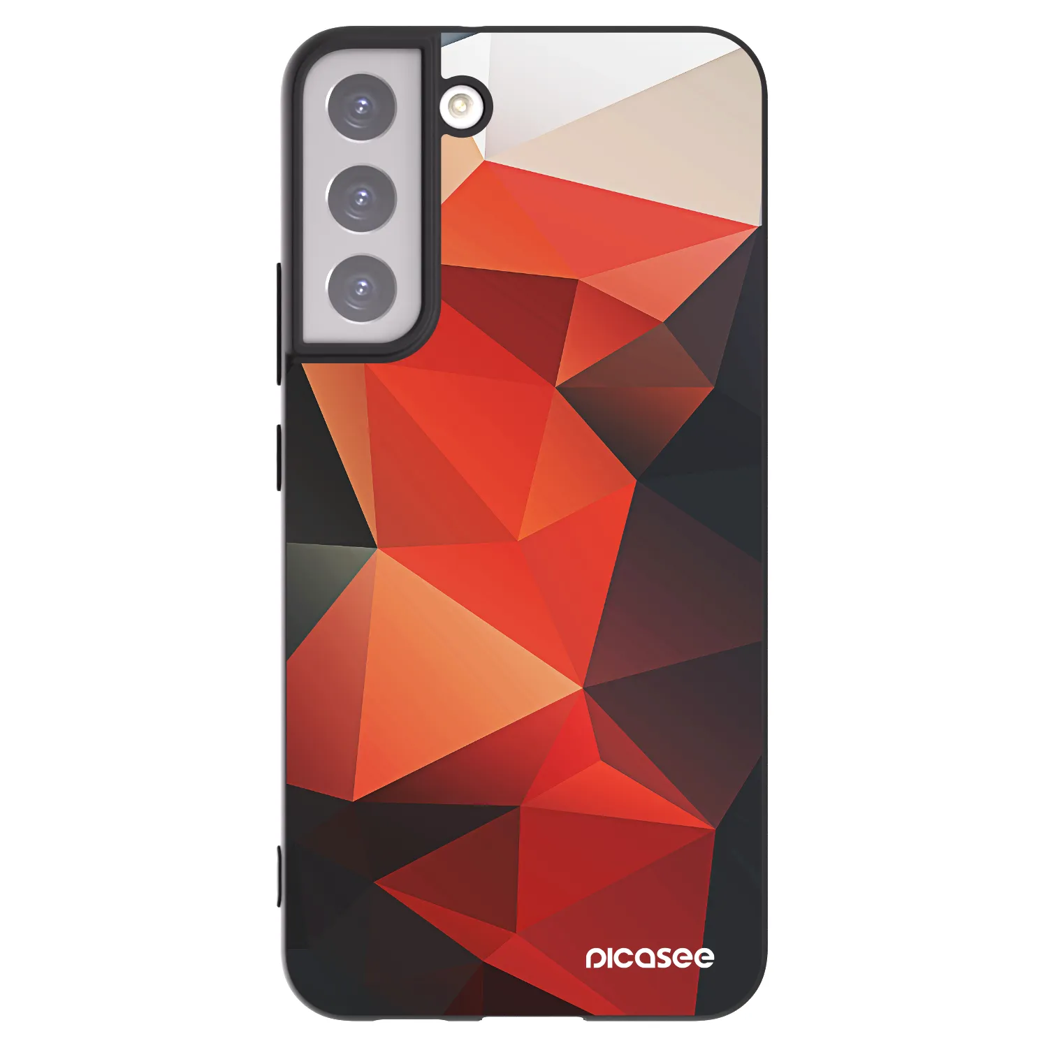 Picasee crna silikonska maskica za Samsung Galaxy S22+ 5G - Wallpaper 2