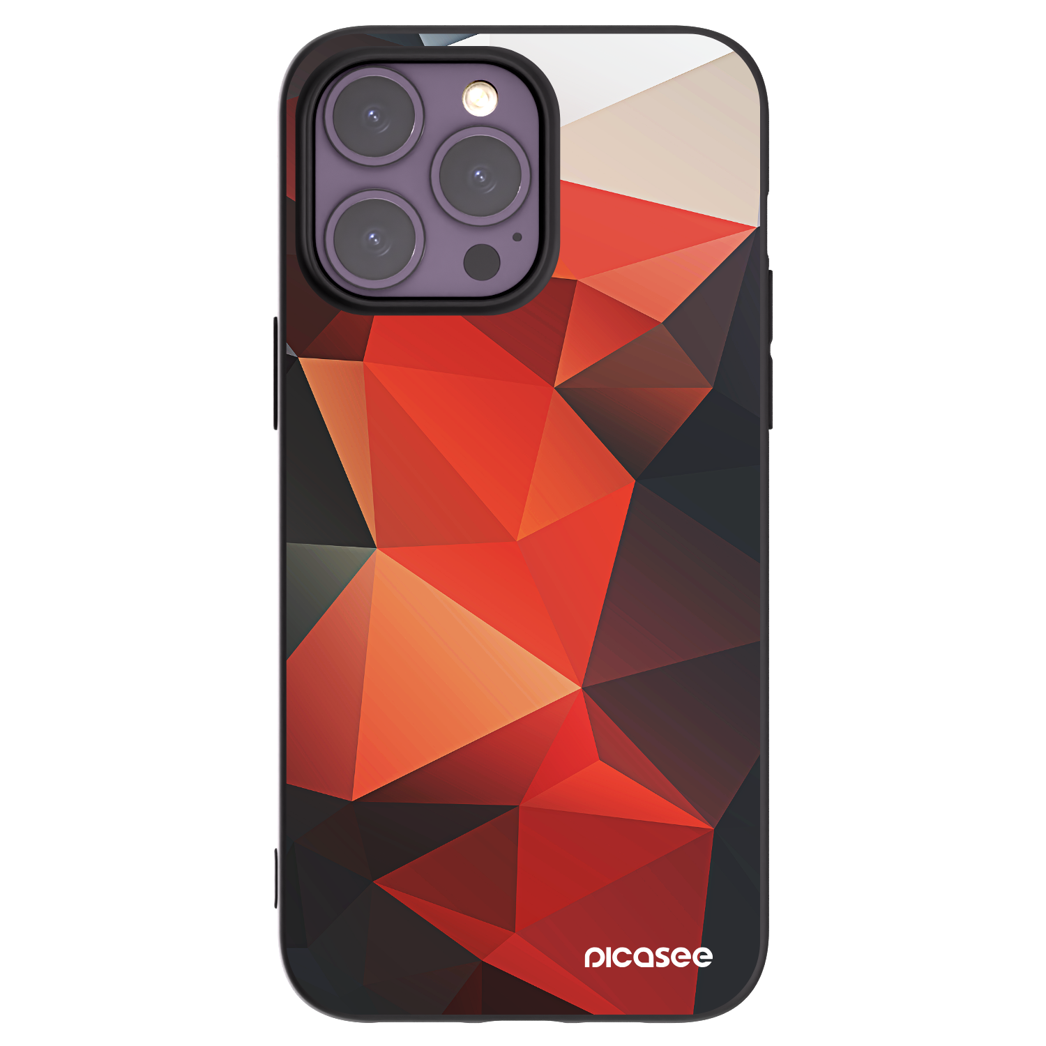 Picasee crna silikonska maskica za Apple iPhone 14 Pro Max - Wallpaper 2