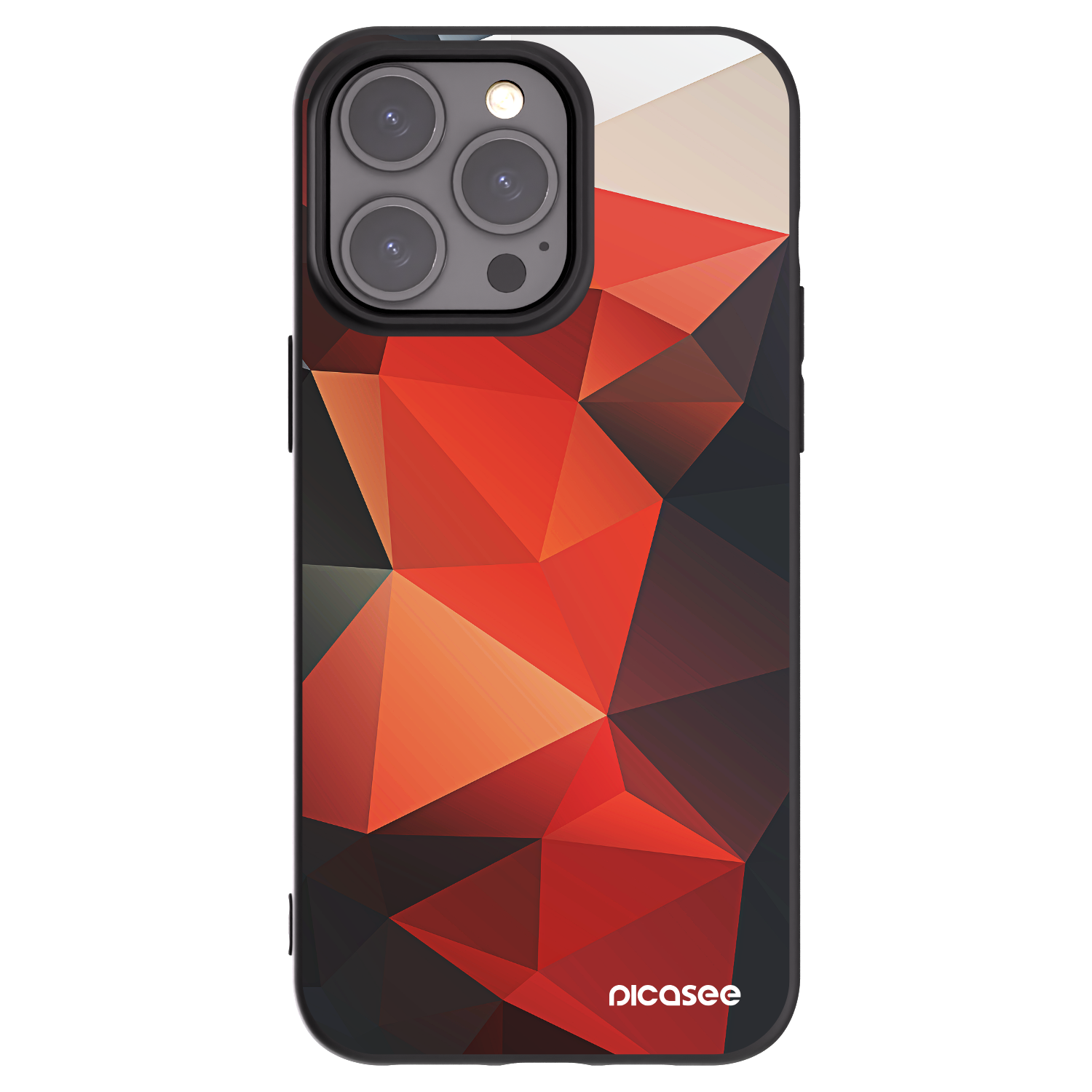 Picasee crna silikonska maskica za Apple iPhone 15 Pro Max - Wallpaper 2