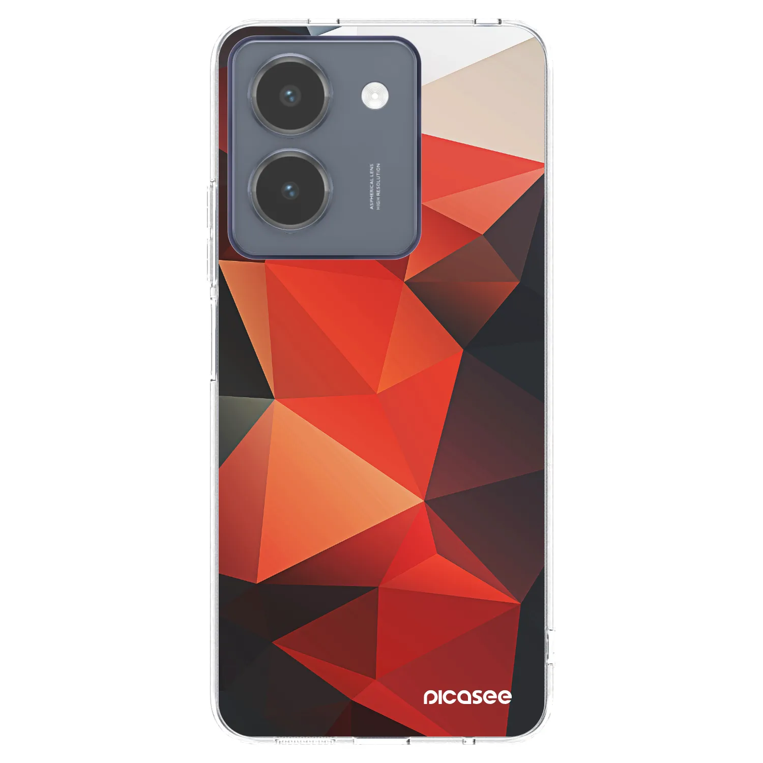 Picasee silikonska prozirna maskica za Vivo Y36 4G - Wallpaper 2