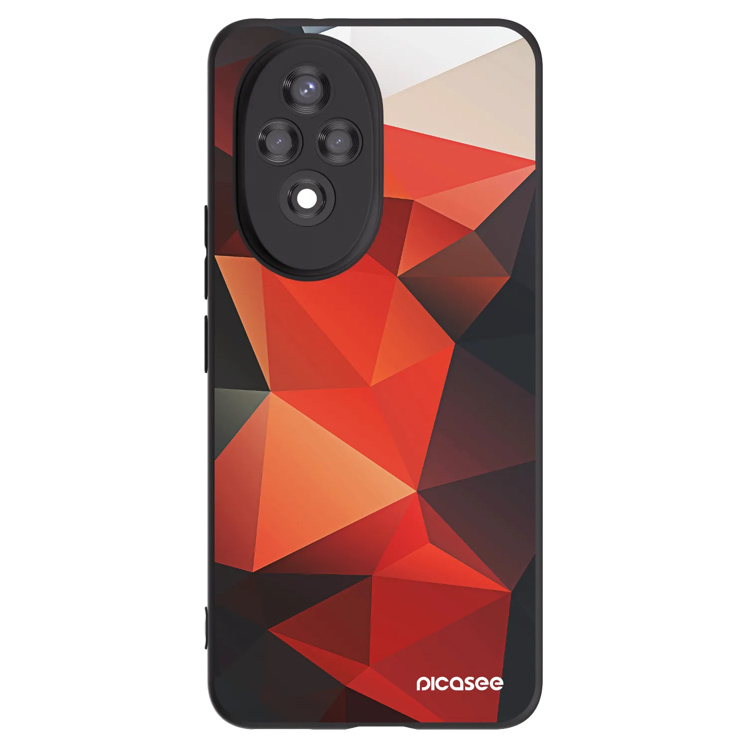 Picasee crna silikonska maskica za Honor 200 Pro 5G - Wallpaper 2